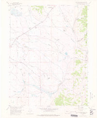 Milligan Lakes Colorado Historical topographic map, 1:24000 scale, 7.5 X 7.5 Minute, Year 1957