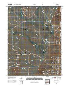 Milligan Lakes Colorado Historical topographic map, 1:24000 scale, 7.5 X 7.5 Minute, Year 2011