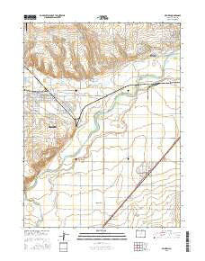 Milliken Colorado Current topographic map, 1:24000 scale, 7.5 X 7.5 Minute, Year 2016