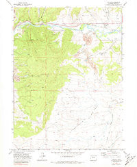 Milner Colorado Historical topographic map, 1:24000 scale, 7.5 X 7.5 Minute, Year 1971