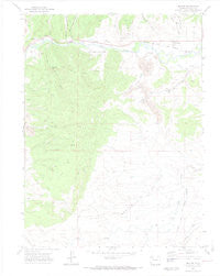 Milner Colorado Historical topographic map, 1:24000 scale, 7.5 X 7.5 Minute, Year 1971
