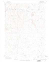 Milner Colorado Historical topographic map, 1:24000 scale, 7.5 X 7.5 Minute, Year 1971
