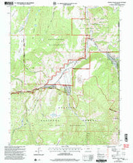 Mineral Mountain Colorado Historical topographic map, 1:24000 scale, 7.5 X 7.5 Minute, Year 2001
