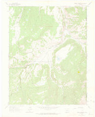Mineral Mountain Colorado Historical topographic map, 1:24000 scale, 7.5 X 7.5 Minute, Year 1963