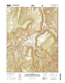 Mineral Mountain Colorado Current topographic map, 1:24000 scale, 7.5 X 7.5 Minute, Year 2016