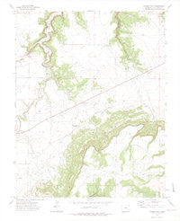 Miners Peak Colorado Historical topographic map, 1:24000 scale, 7.5 X 7.5 Minute, Year 1972