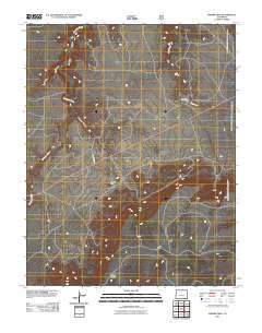 Miners Peak Colorado Historical topographic map, 1:24000 scale, 7.5 X 7.5 Minute, Year 2011