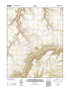 Miners Peak Colorado Historical topographic map, 1:24000 scale, 7.5 X 7.5 Minute, Year 2013