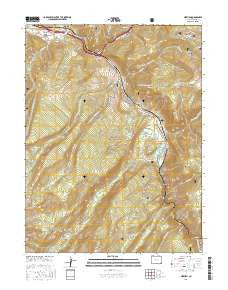 Minturn Colorado Current topographic map, 1:24000 scale, 7.5 X 7.5 Minute, Year 2016