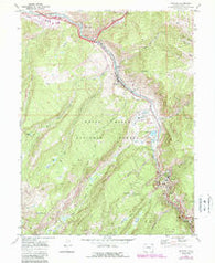 Minturn Colorado Historical topographic map, 1:24000 scale, 7.5 X 7.5 Minute, Year 1970