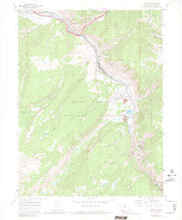 Minturn Colorado Historical topographic map, 1:24000 scale, 7.5 X 7.5 Minute, Year 1970