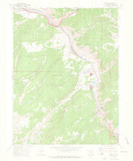 Minturn Colorado Historical topographic map, 1:24000 scale, 7.5 X 7.5 Minute, Year 1970