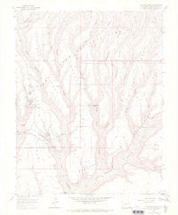 Moccasin Mesa Colorado Historical topographic map, 1:24000 scale, 7.5 X 7.5 Minute, Year 1967