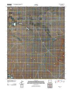 Model Colorado Historical topographic map, 1:24000 scale, 7.5 X 7.5 Minute, Year 2010
