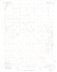 Model Colorado Historical topographic map, 1:24000 scale, 7.5 X 7.5 Minute, Year 1971