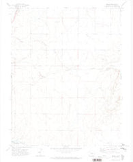 Model Colorado Historical topographic map, 1:24000 scale, 7.5 X 7.5 Minute, Year 1971