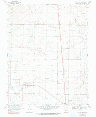 Moffat North Colorado Historical topographic map, 1:24000 scale, 7.5 X 7.5 Minute, Year 1968