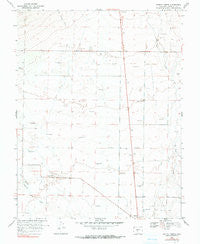 Moffat North Colorado Historical topographic map, 1:24000 scale, 7.5 X 7.5 Minute, Year 1968