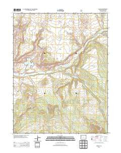 Molina Colorado Historical topographic map, 1:24000 scale, 7.5 X 7.5 Minute, Year 2013