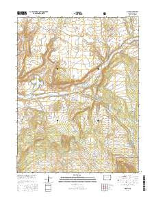 Molina Colorado Current topographic map, 1:24000 scale, 7.5 X 7.5 Minute, Year 2016