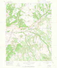 Molina Colorado Historical topographic map, 1:24000 scale, 7.5 X 7.5 Minute, Year 1955