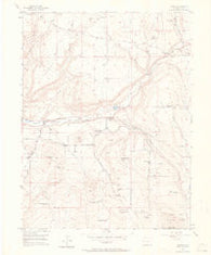 Molina Colorado Historical topographic map, 1:24000 scale, 7.5 X 7.5 Minute, Year 1955