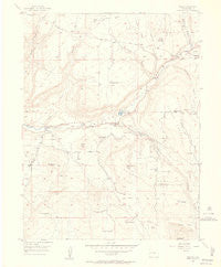 Molina Colorado Historical topographic map, 1:24000 scale, 7.5 X 7.5 Minute, Year 1955