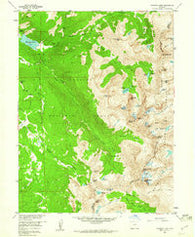 Monarch Lake Colorado Historical topographic map, 1:24000 scale, 7.5 X 7.5 Minute, Year 1958
