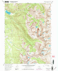 Monarch Lake Colorado Historical topographic map, 1:24000 scale, 7.5 X 7.5 Minute, Year 1958