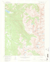 Monarch Lake Colorado Historical topographic map, 1:24000 scale, 7.5 X 7.5 Minute, Year 1958