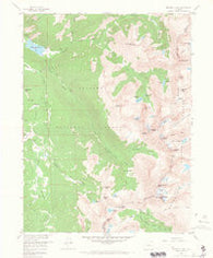 Monarch Lake Colorado Historical topographic map, 1:24000 scale, 7.5 X 7.5 Minute, Year 1958