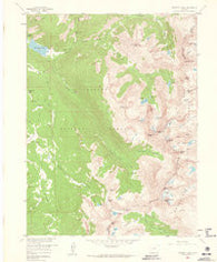 Monarch Lake Colorado Historical topographic map, 1:24000 scale, 7.5 X 7.5 Minute, Year 1958