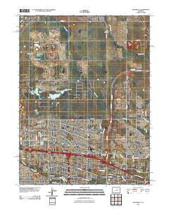 Montbello Colorado Historical topographic map, 1:24000 scale, 7.5 X 7.5 Minute, Year 2010
