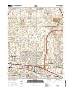 Montbello Colorado Current topographic map, 1:24000 scale, 7.5 X 7.5 Minute, Year 2016