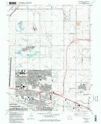 Montbello Colorado Historical topographic map, 1:24000 scale, 7.5 X 7.5 Minute, Year 1965