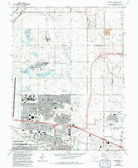 Montbello Colorado Historical topographic map, 1:24000 scale, 7.5 X 7.5 Minute, Year 1965