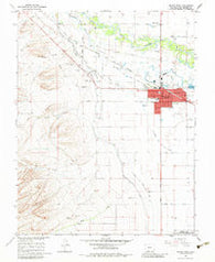Monte Vista Colorado Historical topographic map, 1:24000 scale, 7.5 X 7.5 Minute, Year 1964