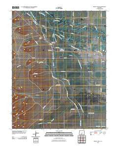 Monte Vista Colorado Historical topographic map, 1:24000 scale, 7.5 X 7.5 Minute, Year 2010