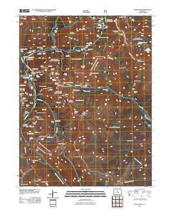 Montezuma Colorado Historical topographic map, 1:24000 scale, 7.5 X 7.5 Minute, Year 2011