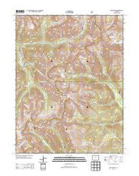 Montezuma Colorado Historical topographic map, 1:24000 scale, 7.5 X 7.5 Minute, Year 2013