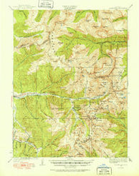 Montezuma Colorado Historical topographic map, 1:62500 scale, 15 X 15 Minute, Year 1924