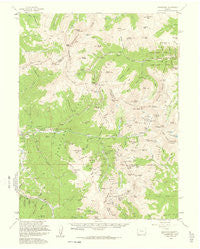 Montezuma Colorado Historical topographic map, 1:62500 scale, 15 X 15 Minute, Year 1958