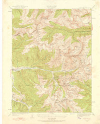 Montezuma Colorado Historical topographic map, 1:62500 scale, 15 X 15 Minute, Year 1933