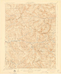 Montezuma Colorado Historical topographic map, 1:62500 scale, 15 X 15 Minute, Year 1926