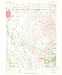 Montrose East Colorado Historical topographic map, 1:24000 scale, 7.5 X 7.5 Minute, Year 1962