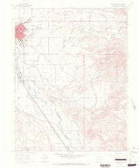 Montrose East Colorado Historical topographic map, 1:24000 scale, 7.5 X 7.5 Minute, Year 1962