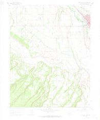 Montrose West Colorado Historical topographic map, 1:24000 scale, 7.5 X 7.5 Minute, Year 1962
