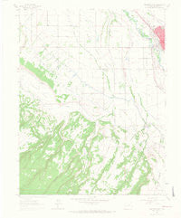 Montrose West Colorado Historical topographic map, 1:24000 scale, 7.5 X 7.5 Minute, Year 1962