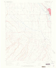 Montrose West Colorado Historical topographic map, 1:24000 scale, 7.5 X 7.5 Minute, Year 1962