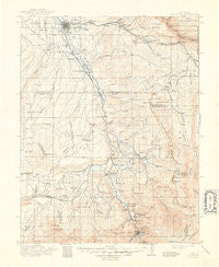 Montrose Colorado Historical topographic map, 1:125000 scale, 30 X 30 Minute, Year 1911
